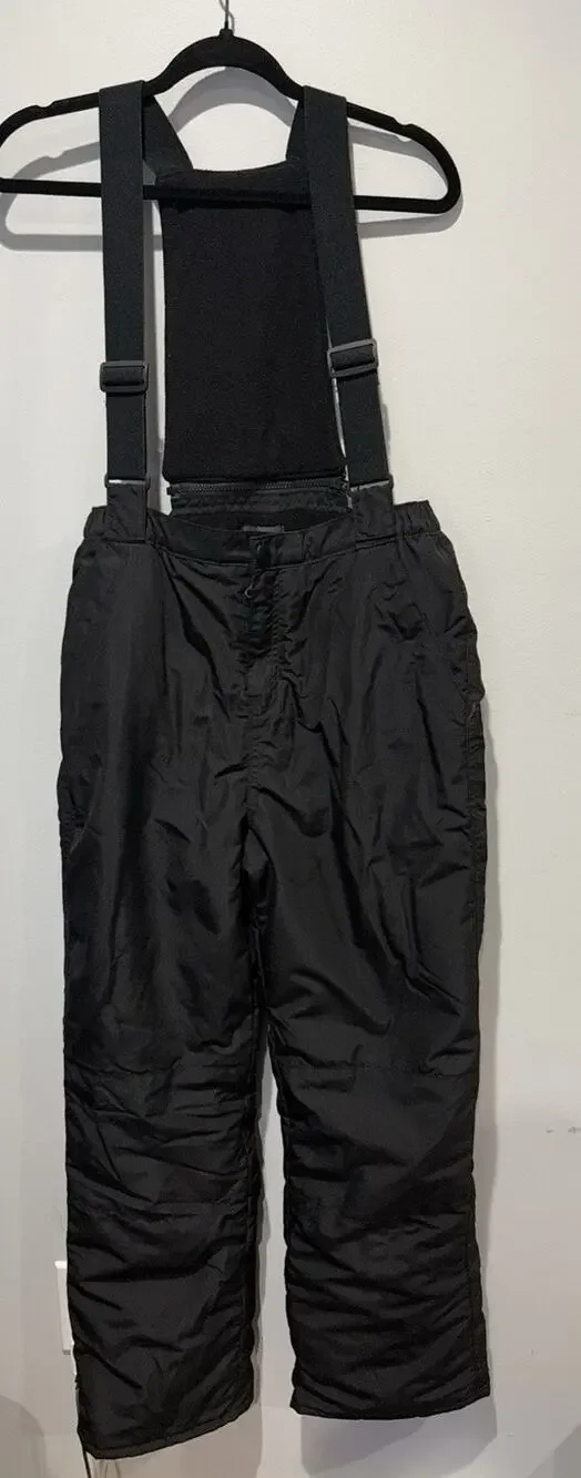 Childrens Place Black Snow Pants Ski Outdoor Removable Bib Youth Size 16 Unisex